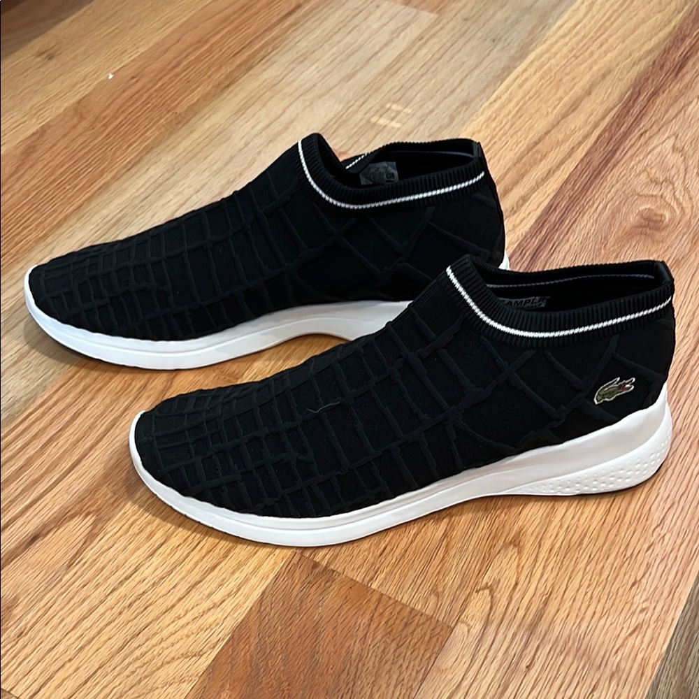 Men’s Lacoste lightweight sock sneaker.